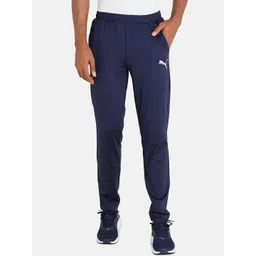 Puma Men Navy Blue Solid Regular Fit Training Pants-picture-27