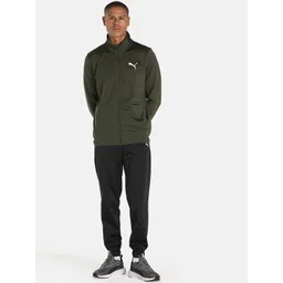 Puma Men Olive Green & Black CR Tracksuit-picture-36