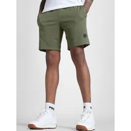 Puma Men Regular Fit Mid-Rise Elevated ESS Waffle Shorts-picture-15