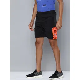 Puma Men Side Geometric Print Individual Cup Knitted Training Or Gym Shorts-picture-17