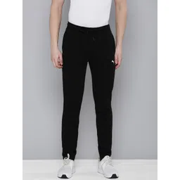 Puma Men Solid Slim Fit Zippered Knitted Track Pants-picture-45