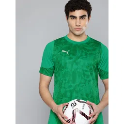 Puma Men TeamCup Printed DryCell Slim Fit Football T-shirt-picture-29