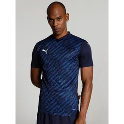 Puma Men TeamULTIMATE Logo Printed Slim Fit T-Shirt-picture-33