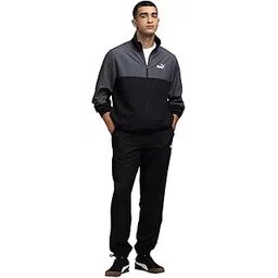 puma Men, Woven Colorblock Tracksuit, Black, XL (68817301)-picture-18