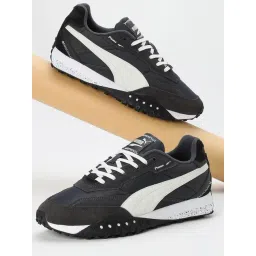Puma Men's Blktop Rider Grey Casual Sneakers-image-3