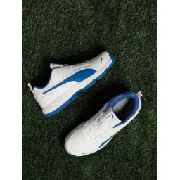 Puma Men's Classic Cat White Cricket Shoes-image-18