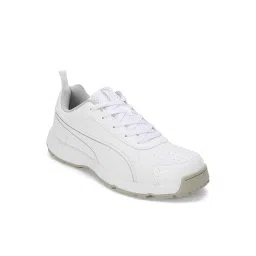 Puma Men's Classic Cat White Cricket Shoes image 2