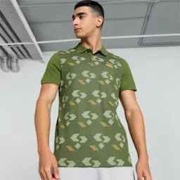 puma Men's Classics Elevated Printed Slim Fit Polo-picture-42