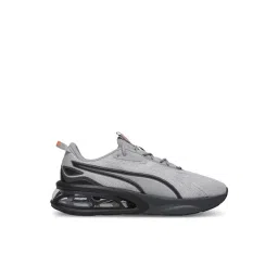 Puma Men's Essentials Grey Echo, Black & Heat Fire Running Shoes-picture-21