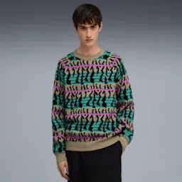 puma Men's Graphic Print Knit Sweater-picture-19