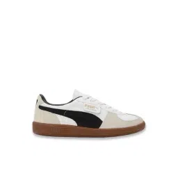 Puma Men's Palermo White & Vapor Gum Casual Sneakers-picture-30