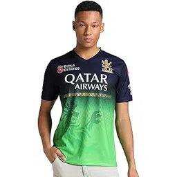 Puma Men's Polyester Regular Fit Official IPL 2025 Royal Challengers Bangalore Player Replica Match Jersey-picture-41