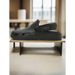 Puma Men's Shibui Black Back Strap Clogs-picture-30