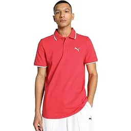 puma Mens Slim Cotton Collar Tipping Polo-picture-38