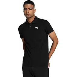 puma Men's Slim Fit Cotton Essential Polo T-Shirt-picture-11