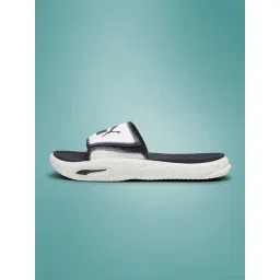 PUMA Men's SoftridePro Warm White & Olive Toasted Almond Slides-picture-43