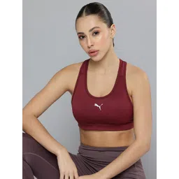 Puma Mid Impact Full Coverage Dry Cell Training Sports Bra 52881896-Ruby Shimmer-picture-35