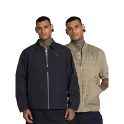 Puma Mmq Blue Relaxed Fit Solid Jacket-picture-32