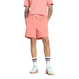 Puma Mmq Pink Relaxed Fit Solid Shorts-picture-39
