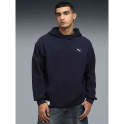 Puma Navy Blue Puma Class Pinnacle Relaxed Fit Hoodie-picture-25