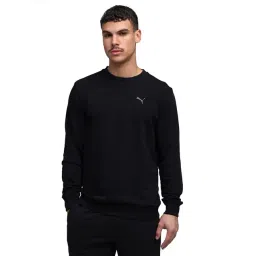 Puma Nrp India Black Cotton Regular Fit Solid Sweatshirt-picture-42