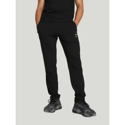 Puma NRP India Classics Black Slim Fit Cotton Trackpants-image-0