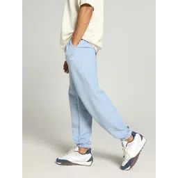 Puma NRP India Classics Sky Blue Regular Fit Cotton Joggers image 3