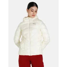 Puma Off White Full Sleeves Hooded Jacket-picture-30