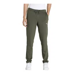 Puma Olive Cotton Trackpants-picture-46