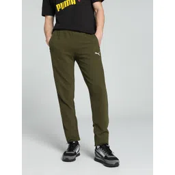 Puma Ottoman Men Brand Logo Printed Pure Cotton Slim Fit Track Pants-picture-22