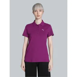 Puma Pink Cotton Plain Sports T-Shirt-picture-47