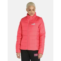 Puma Pink Logo Print Puffer Jacket-picture-23