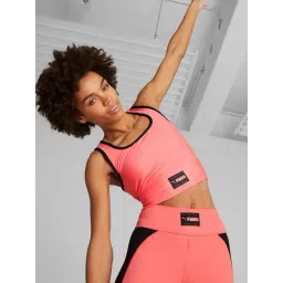 Puma Pink Regular Fit Crop Tank Top-picture-44