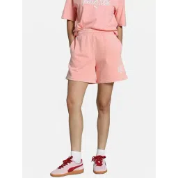 Puma Pink Regular Fit Shorts-picture-29