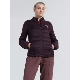 Puma Purple Plain Puffer Jacket-picture-28