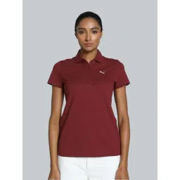 Puma Red Cotton Plain Sports T-Shirt-picture-40