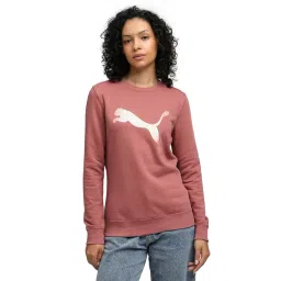 Puma Red Cotton Printed Sweatshirt-picture-17