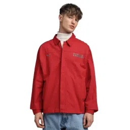 Puma Red Ferrari Lifestyle Regular Fit Jacket-picture-38