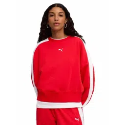 Puma Red T7 Over-Oversized Crew Relaxed Fit T-Shirt-picture-37