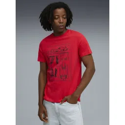 Puma Rosso Corsa Ferrari Sportswear Graphic Regular Fit Tee-picture-20