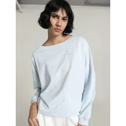 Puma Sky Blue Cotton Solid Sports Cross Back Sweatshirt-picture-29