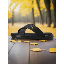 Puma Softride Seave Slip Unisex Black Flipflops-picture-16