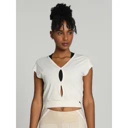 Puma Studio Yogini Lite Trend Extended Sleeves Cut-Out Yoga Crop Top-picture-38