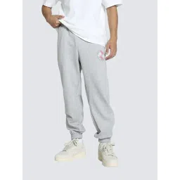 Puma SWxP Light Gray Heather Relaxed Fit Sports Jogger-picture-45