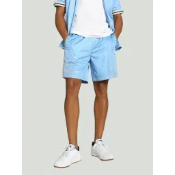 Puma T7 Light Blue Relaxed Fit Shorts-picture-17