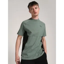 Puma TECH Better Men Colorblocked Cotton T-Shirt-image-11