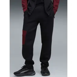 Puma Tech Men Colorblocked Cotton Mid-Rise Track Pants-image-9