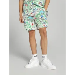 Puma THE FAIRGROUNDS Multicolored Regular Fit Printed Sports Shorts-picture-26