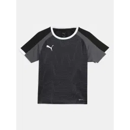 Puma Unisex Black & Grey Logo Sports T-shirt-picture-25