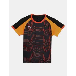 Puma Unisex Black & Orange Printed Sports T-shirt-picture-26